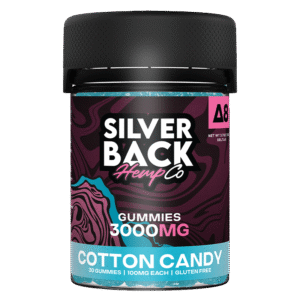 Silverback Hemp Co - 3000mg Delta 8 Gummies - Cotton Candy
