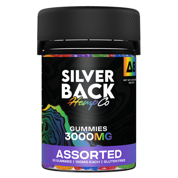 Silverback Hemp Co - 3000mg Delta 8 Gummies - Assorted Flavors