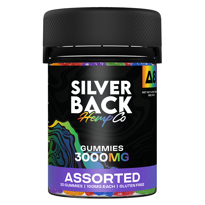 Silverback Hemp Co - 3000mg Delta 8 Gummies - Assorted Flavors