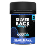 Silverback Hemp Co - 3000mg Delta 8 Gummies - Blue Razz