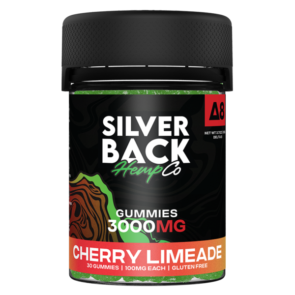 Silverback Hemp Co - 3000mg Delta 8 Gummies - Cherry Limeade