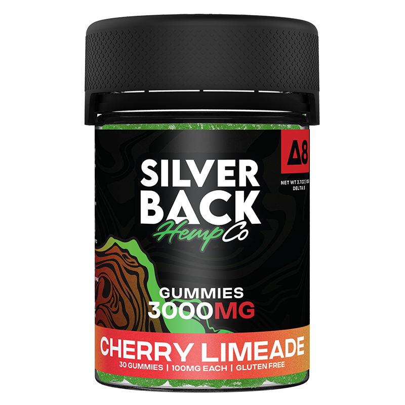 Silverback Hemp Co - 3000mg Delta 8 Gummies - Cherry Limeade
