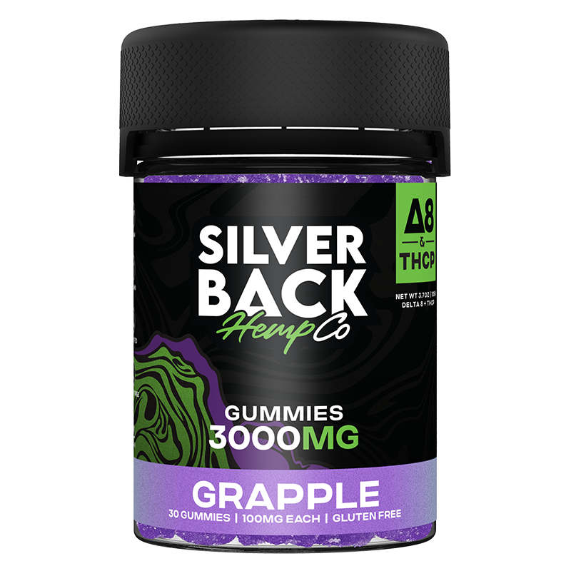 Silverback Hemp Co - 3000mg THC-P + Delta 8 Gummies - Grapple