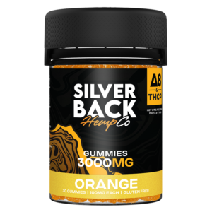 Silverback Hemp Co - 3000mg THC-P + Delta 8 Gummies - Orange