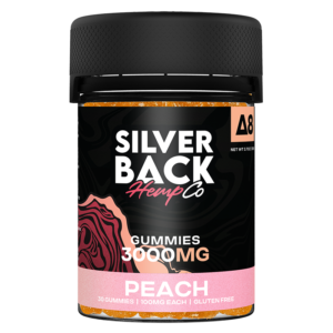 Silverback Hemp Co - 3000mg Delta 8 Gummies - Peach