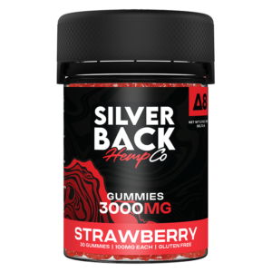 Silverback Hemp Co - 3000mg Delta 8 Gummies - Strawberry