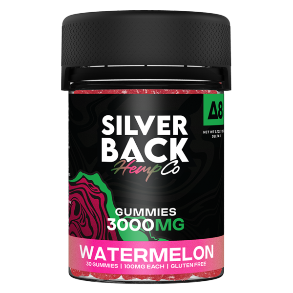 Silverback Hemp Co - 3000mg Delta 8 Gummies - Watermelon