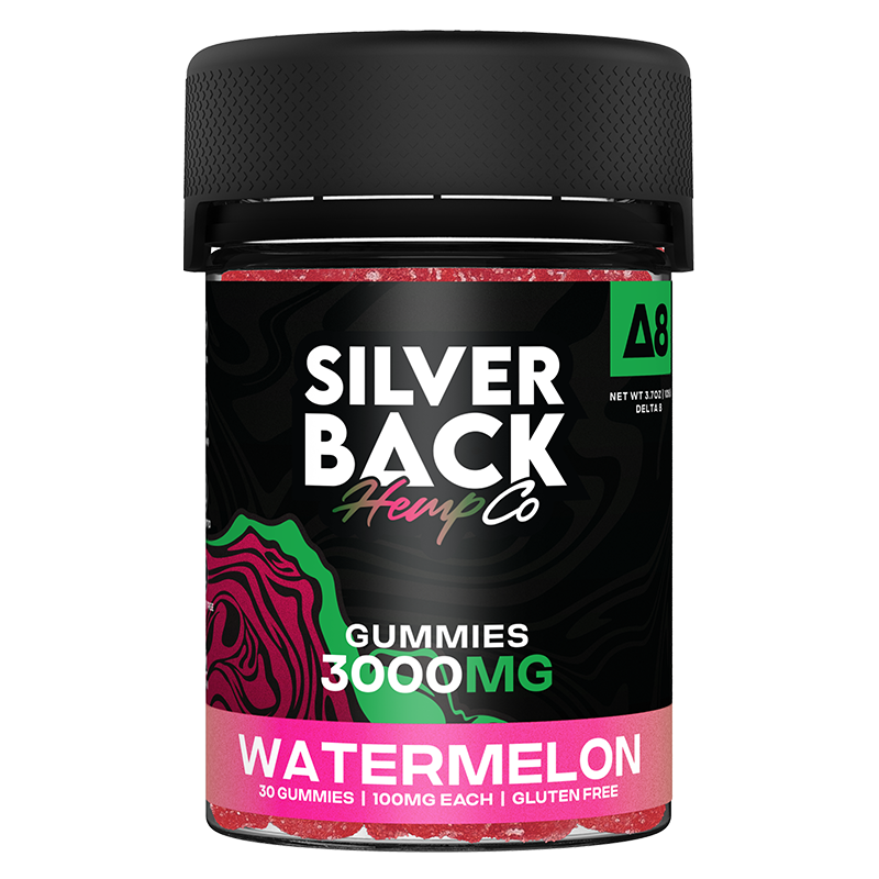 Silverback Hemp Co - 3000mg Delta 8 Gummies - Watermelon