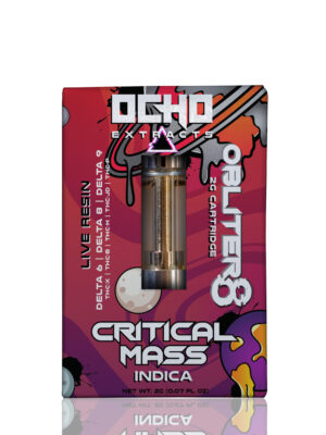 Ocho Extracts - 2-Gram Cart - Critical Mass - OBLITER8 Live Resin - Indica