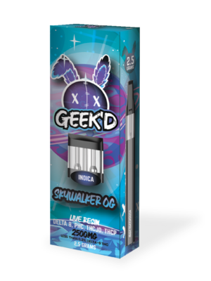 Geek’d Extracts - Knockout Blend Disposable | 2.5g - Skywalker OG – Indica
