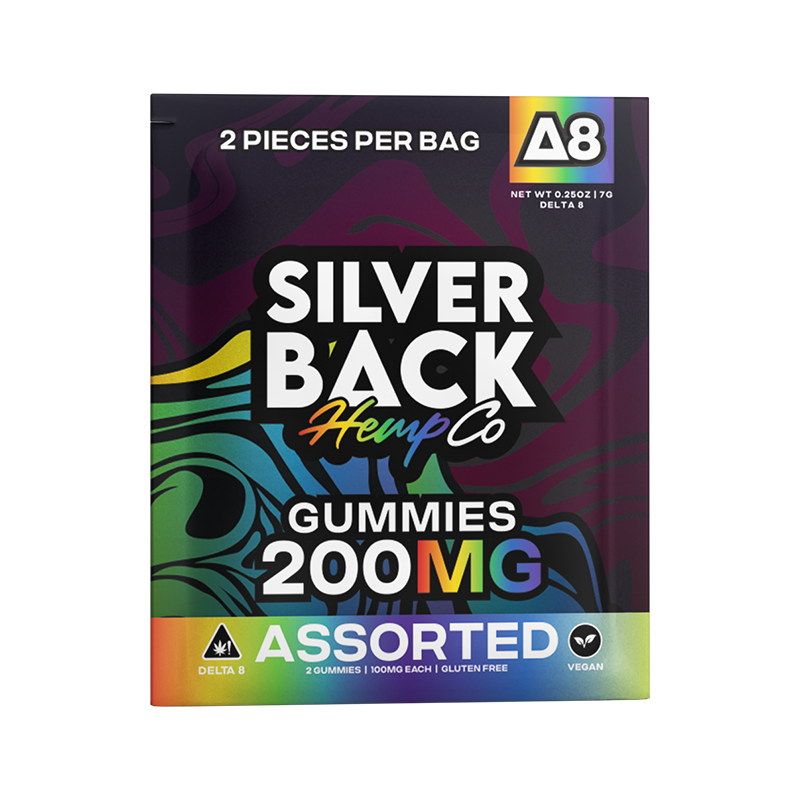 Silverback Hemp Co - Delta 8 - Assorted Flavors 2-Pack (200mg Total)