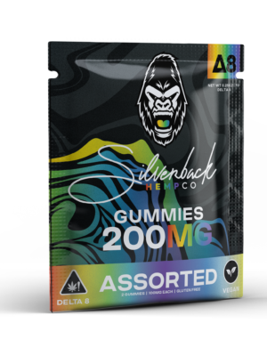 Silverback Hemp 200mg Delta 8 Dream Drops - 2-Pack Assorted Gummies - Premium Taste, Relaxation