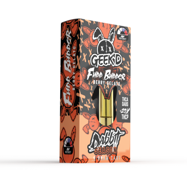 Geek'd Extracts - Fudd Budder Berry Gelato - THC-A 20x Cartridge - Indica