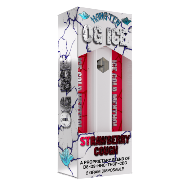 Hang Ten - OG Ice - Strawberry Cough Disposable