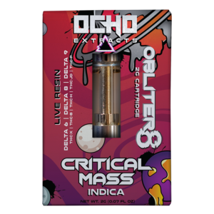 Ocho Extracts - 2-Gram Cart - Critical Mass - OBLITER8 Live Resin - Indica