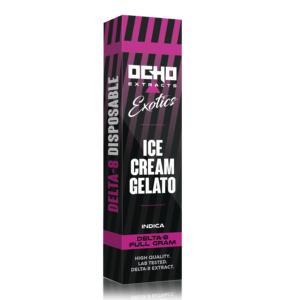 Ocho Extracts – Ice Cream Gelato – 1g Disposable - Indica