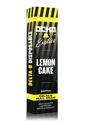 Ocho Extracts – Lemon Cake – 1g Disposable - Sativa