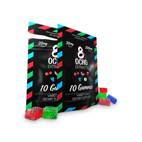 Ocho Extracts - Delta-8 Gourmet Gummies – 300mg - Assorted