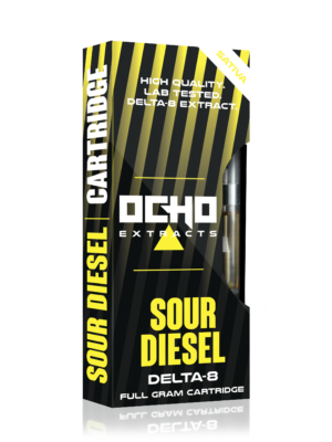 Ocho Extracts – Sour Diesel – 1g Cartridge - Sativa