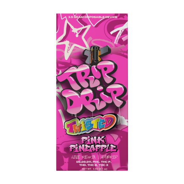 Trip Drip - Twisted  - Pink Pineapple - Sativa - 3.5-Gram Disposable