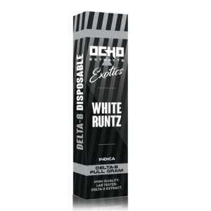 Ocho Extracts – White Runtz – 1g Disposable - Indica
