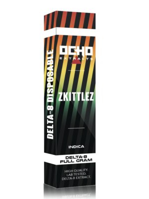 Ocho Extracts – Zkittlez – 1g Disposable - Indica
