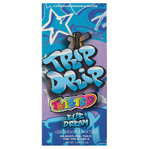 Trip Drip - Twisted  - Blue Dream - Sativa - 3.5g Disposable