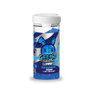 Geek'd Extracts - Delta 8 + THCP - Gummies 3500mg - Blue Raspberry