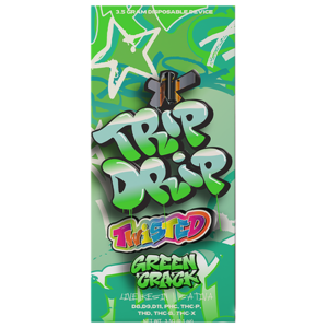 Trip Drip - Twisted  - Green Crack - Sativa - 3.5-Gram Disposable