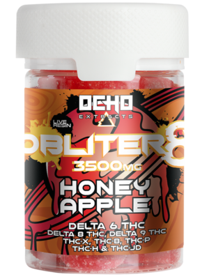 Ocho Extracts - 3500mg - Honey Apple - OBLITER8 Live Resin - Gummies