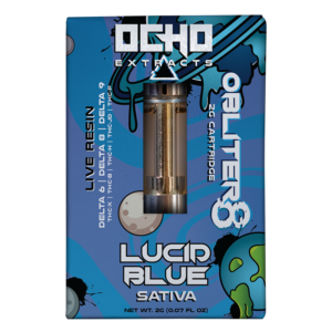 Ocho Extracts - 2-Gram Cart - Lucid Blue - OBLITER8 Live Resin - Sativa