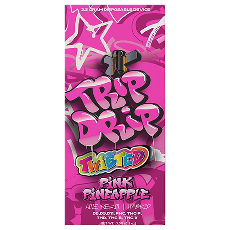 Trip Drip - Twisted  - Pink Pineapple - Sativa - 3.5g Disposable