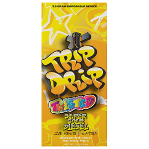 Trip Drip - Twisted  - Super Sour Diesel - Sativa - 3.5g Disposable