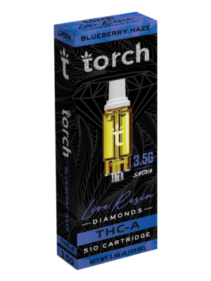 Torch - Live Resin Diamonds Carts - Blueberry Haze - 3.5G