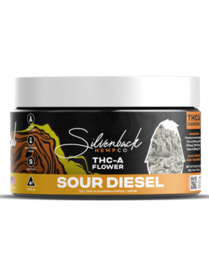 Silverback Hemp Co - Sour Diesel – Sativa – 3.5g –  THC-A Flower