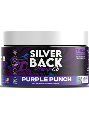 Silverback Hemp Co - Purple Punch – Indica – 3.5g –  THC-A Flower