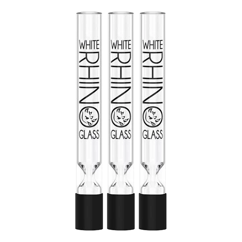 White Rhino - Glass Chillum