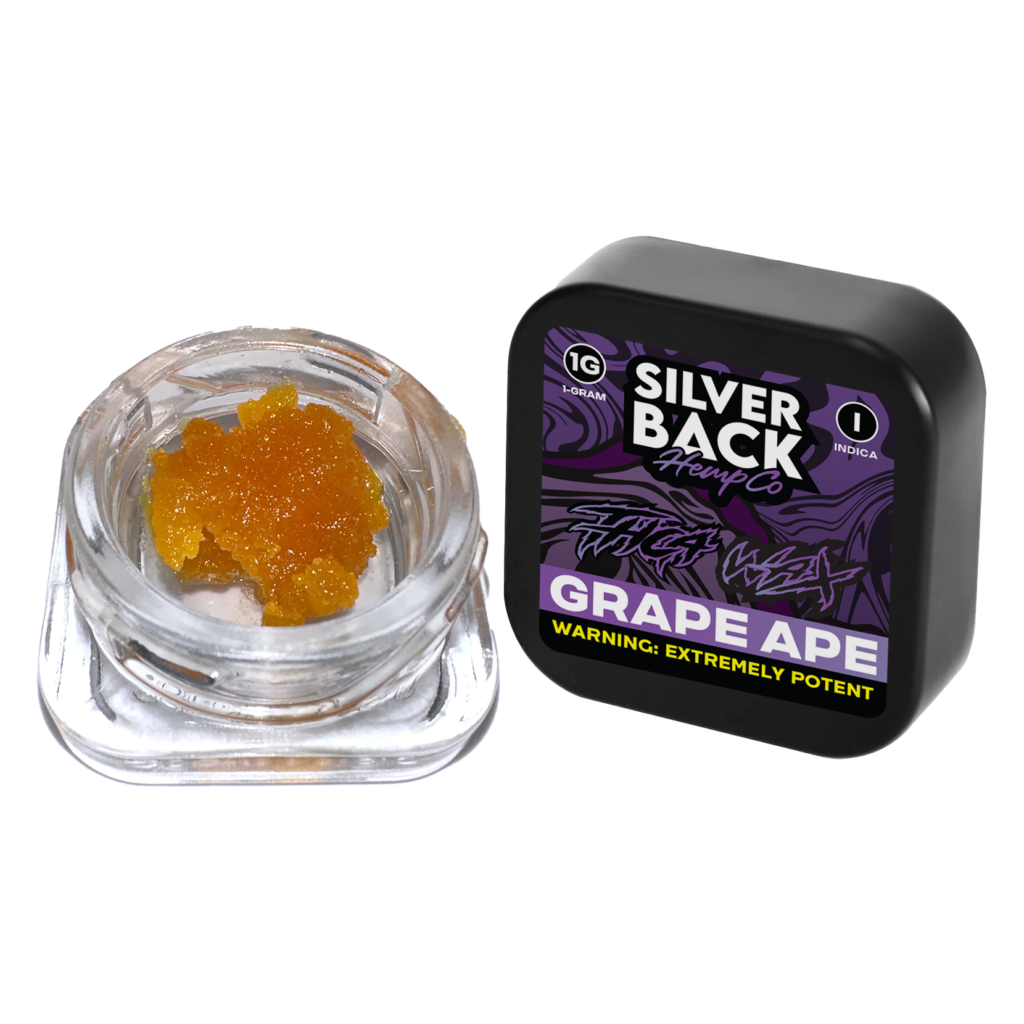 Silverback Hemp Co - WAX - Grape Ape - Indica - 1g