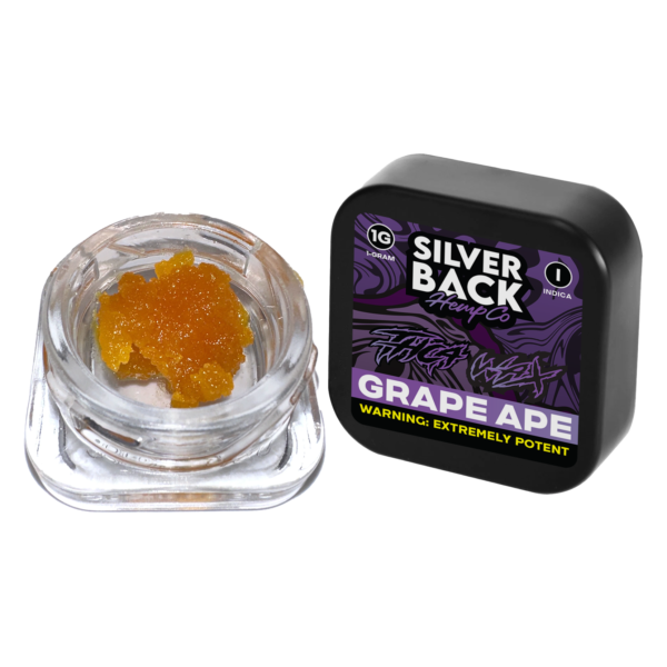 Silverback Hemp Co - WAX - Grape Ape - Indica - 1g