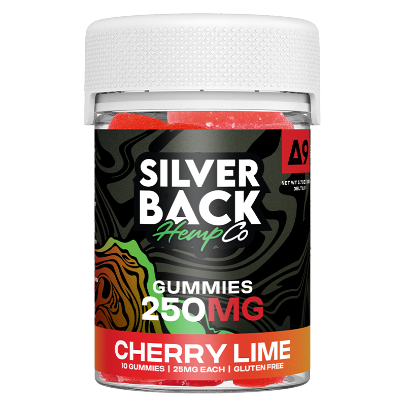 Silverback Hemp Co - D9 Gummies - Cherry Lime - 250mg