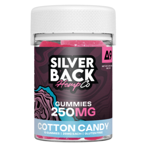 Silverback Hemp Co - D9 Gummies - Cotton Candy - 250mg