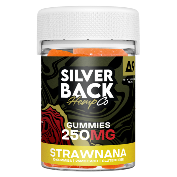 Silverback Hemp Co - D9 Gummies - Strawnana - 250mg