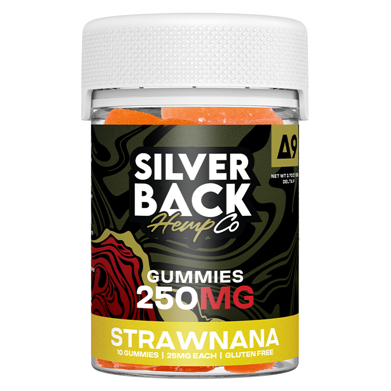 Silverback Hemp Co - D9 Gummies - Strawnana - 250mg