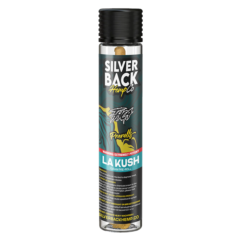 Silverback Hemp Co - La Kush - THCA Pre-Roll - Hybrid - 1g