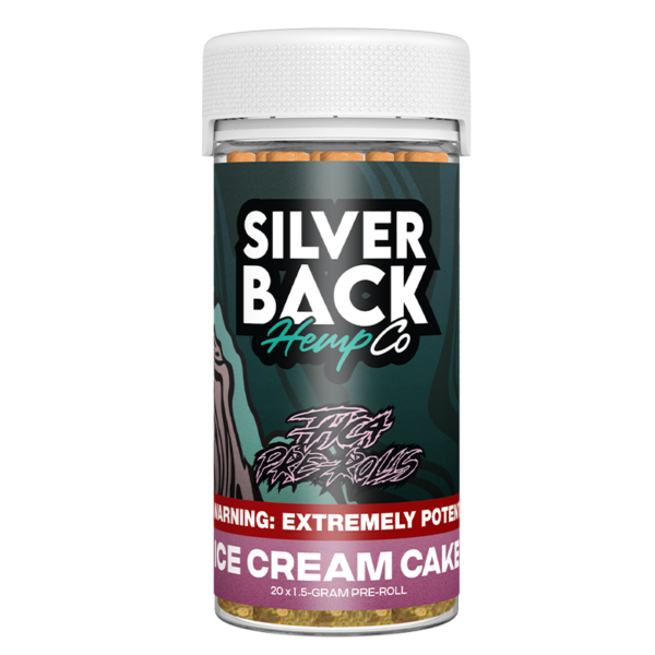 Silverback Hemp Co - Ice Cream Cake - Pre-Roll - Hybrid - 20ct