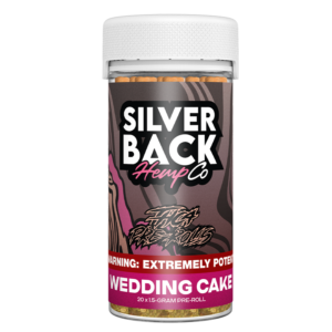Silverback Hemp Co - Wedding Cake - Pre-Roll - Hybrid - 20ct