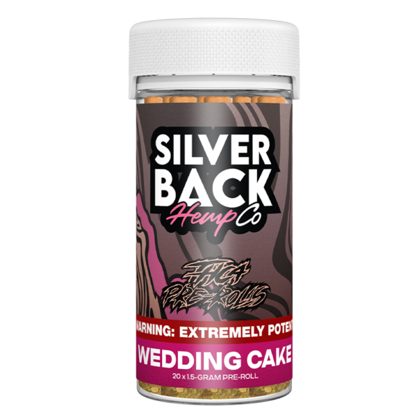 Silverback Hemp Co - Wedding Cake - Pre-Roll - Hybrid - 20ct