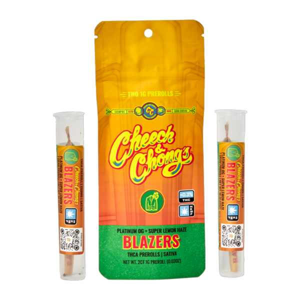 Cheech & Chong's Blazers - Platinum OG + Super Lemon Haze - Sativa - Pre-Roll- 2g