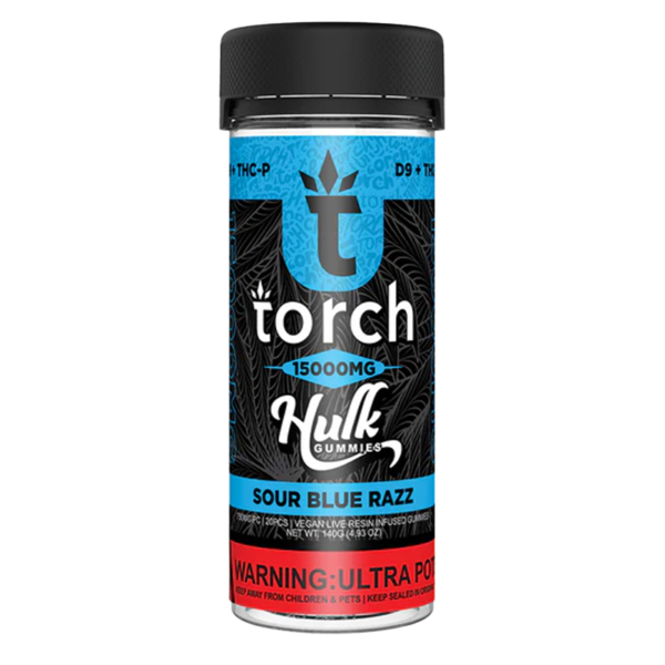 Torch - Hulk Gummies - Sour Blue Razz - 15000mg