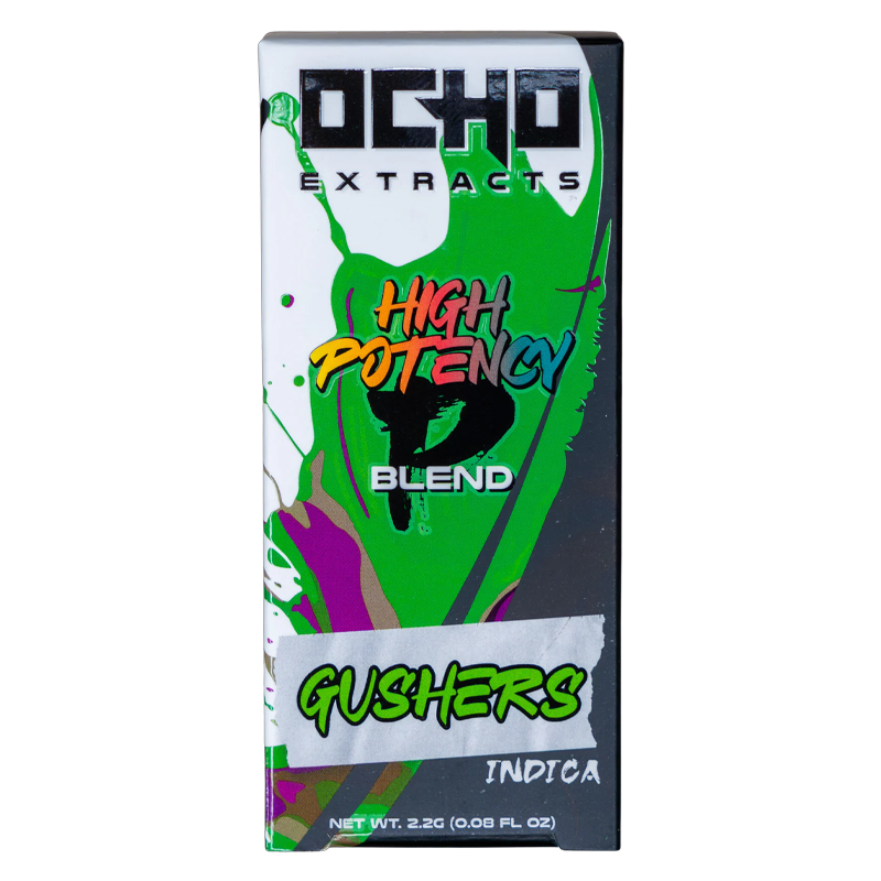 Ocho Extracts - High Potency Disposable - Gushers - Indica - 2.2g